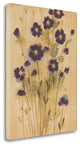 "Aubergine Elegance" By Maria,Ready to Hang Giclee Print on Gallery Wrap Canvas