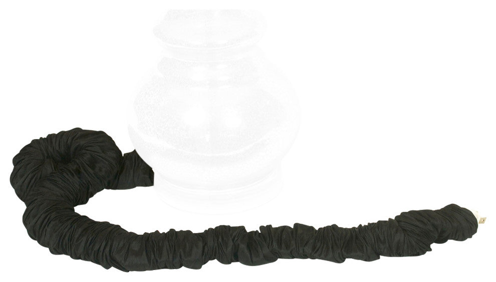 Silk Lamp Cord Cover, Black