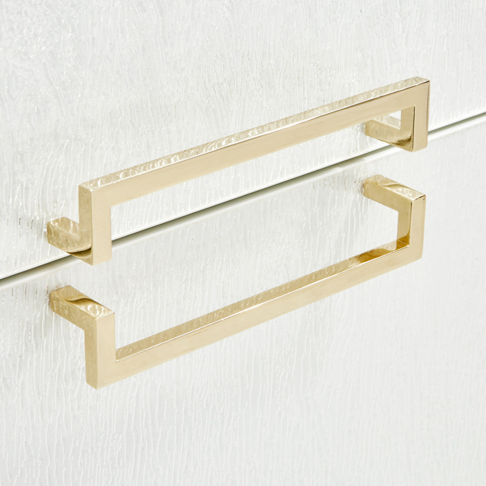 Palm Gate Nightstand, Cloud White