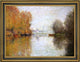 Claude Oscar Monet Autumn on the Seine at ArgenteuilFramed Canvas Print, 18"x24"