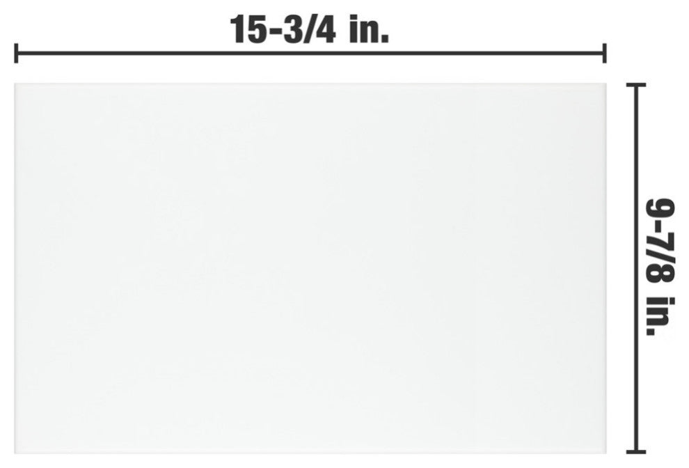 More Plain Glossy White Ceramic Wall Tile