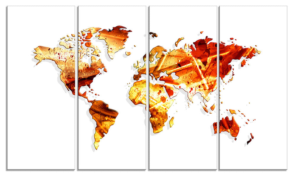 "Spring Colors Map" Canvas Painting