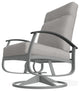 Belle Isle Cushion Deep Seat Outdoor Swivel Rocker, Graystone/Graphite