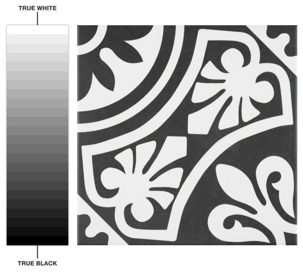 Majestic Tiena Black Porcelain Floor and Wall Tile