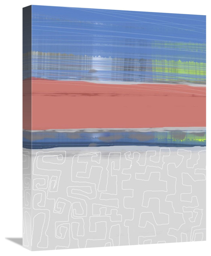 "Abstract  Blue View 2" Fine Art Print