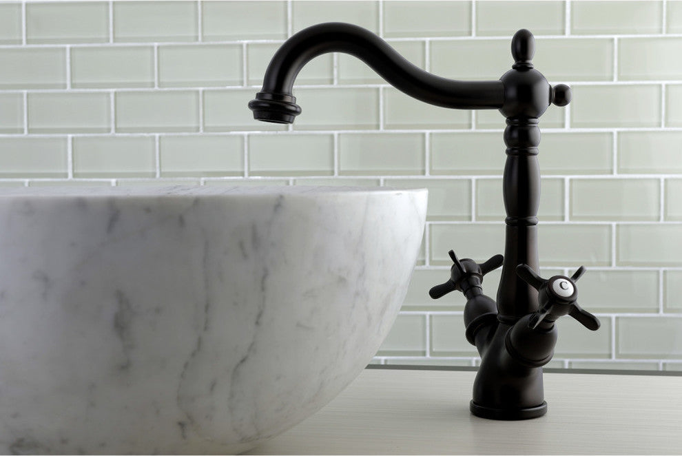 Kingston Brass Vessel Sink Faucet, Oil Rubbed Bronze