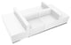 Alon Series Melrose White LeatherSoft Reception Configuration, 6 Pieces