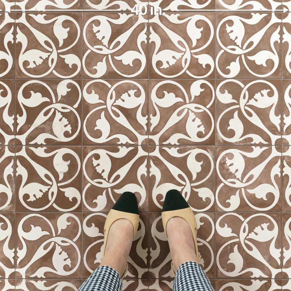 Kings Nouveau Ruby Ceramic Floor and Wall Tile