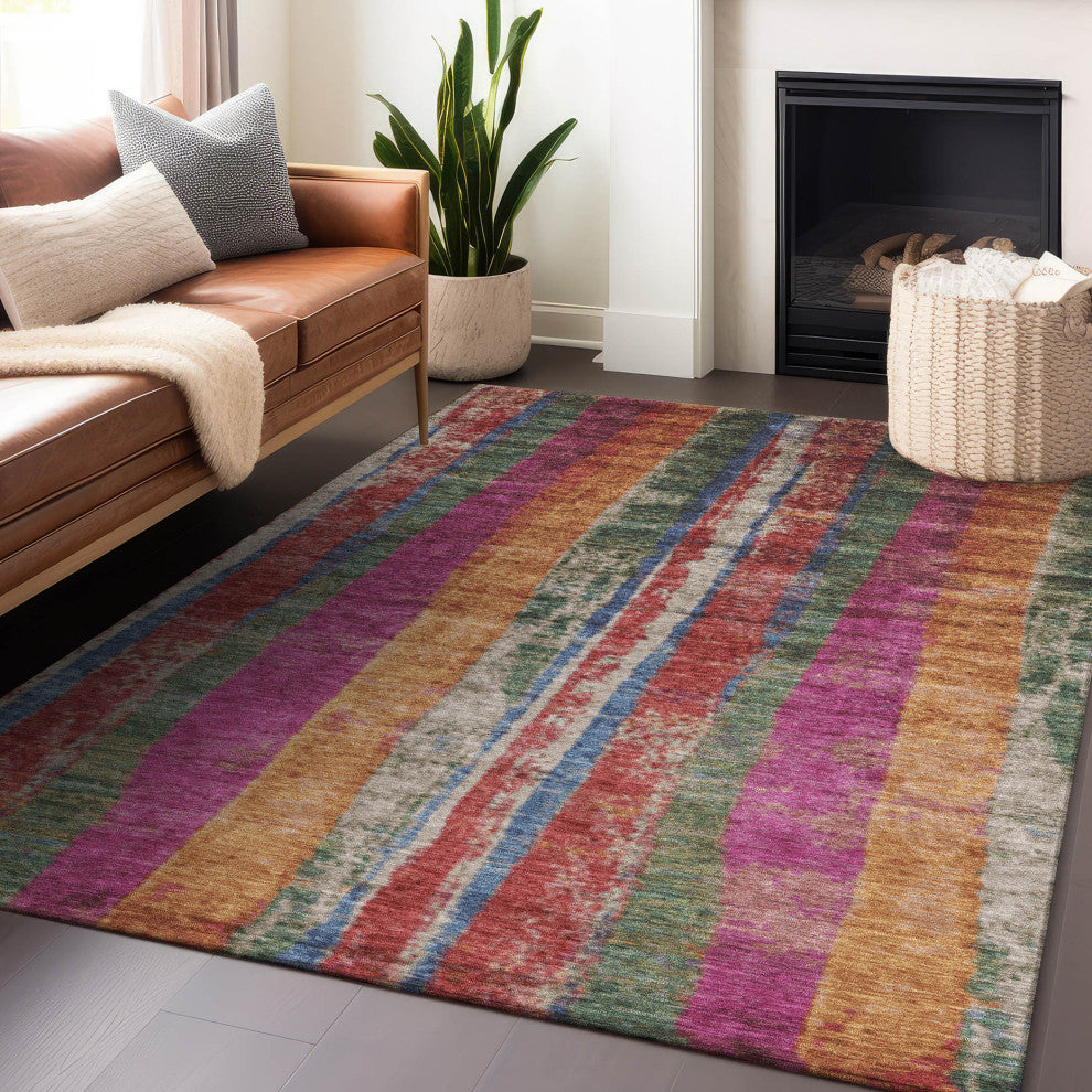 Machine Washable Indoor/Outdoor Chantille ACN1910 Putty 2'6" x 3'10" Rug