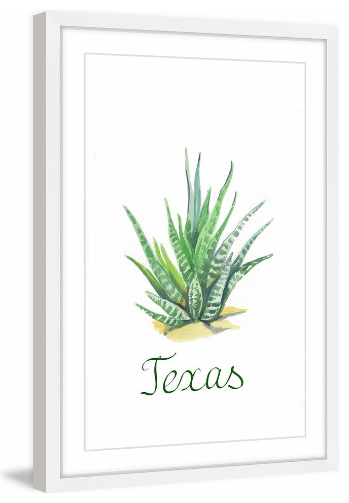 "Mother in Law's Tongue" Framed Painting Print, 24x36