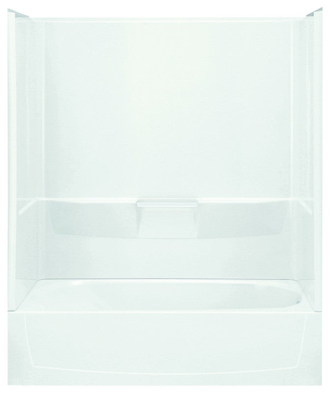 Sterling Performa 60.25"x29"x75.5" Vikrell Left-Hand Bath, White