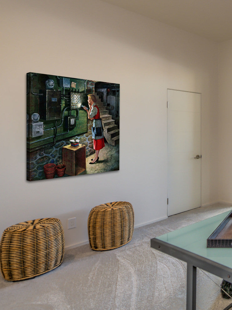 "Blown Fuse" Painting Print on Canvas by Amos Sewell