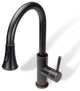 Leon Oil Rubbed Bronze Kitchen Sink Faucet With Pull Down Spout