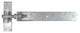 Adjustable Bands and Hooks, Galvanized, 18", Pair