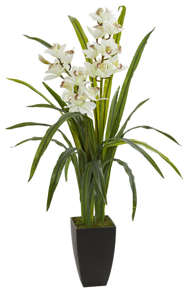 39" Cymbidium Orchid Artificial Plant
