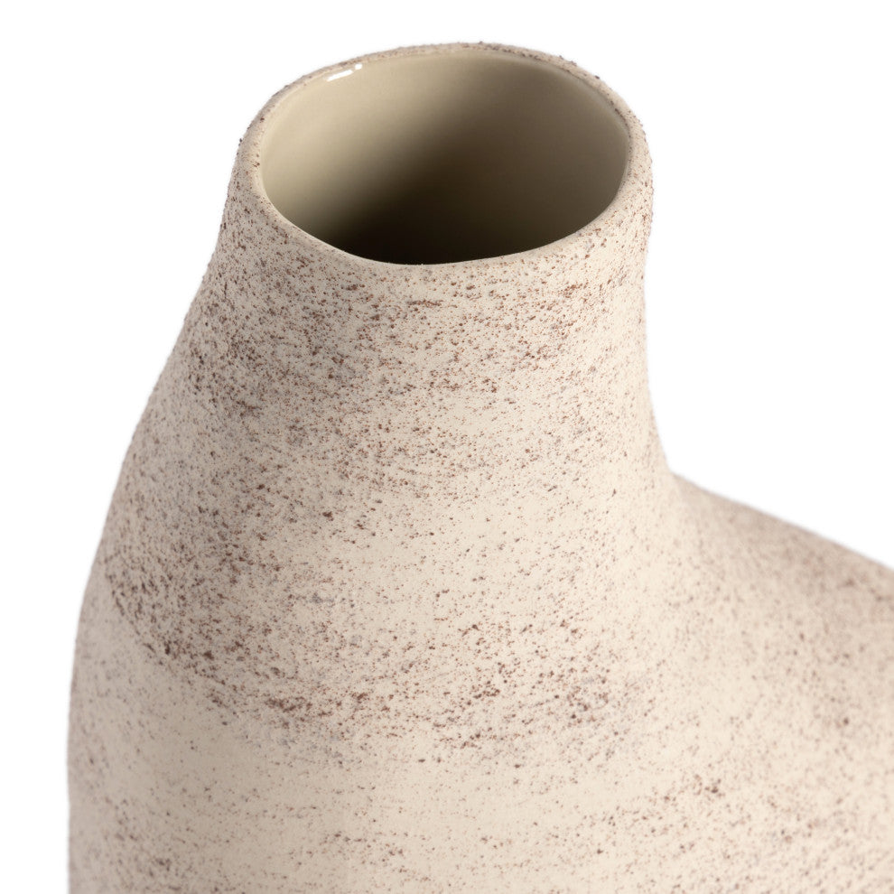 Arid Vase-Distressed Cream