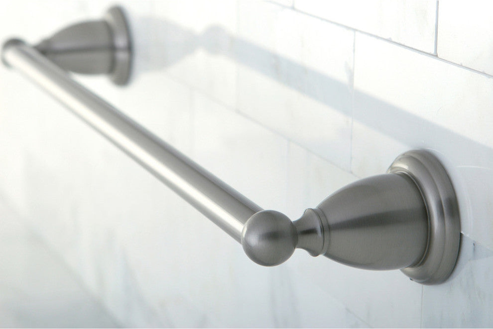 Kingston Brass 18" Towel Bar, Brushed Nickel