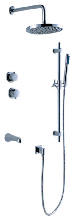 Royce Shower Set, Chrome