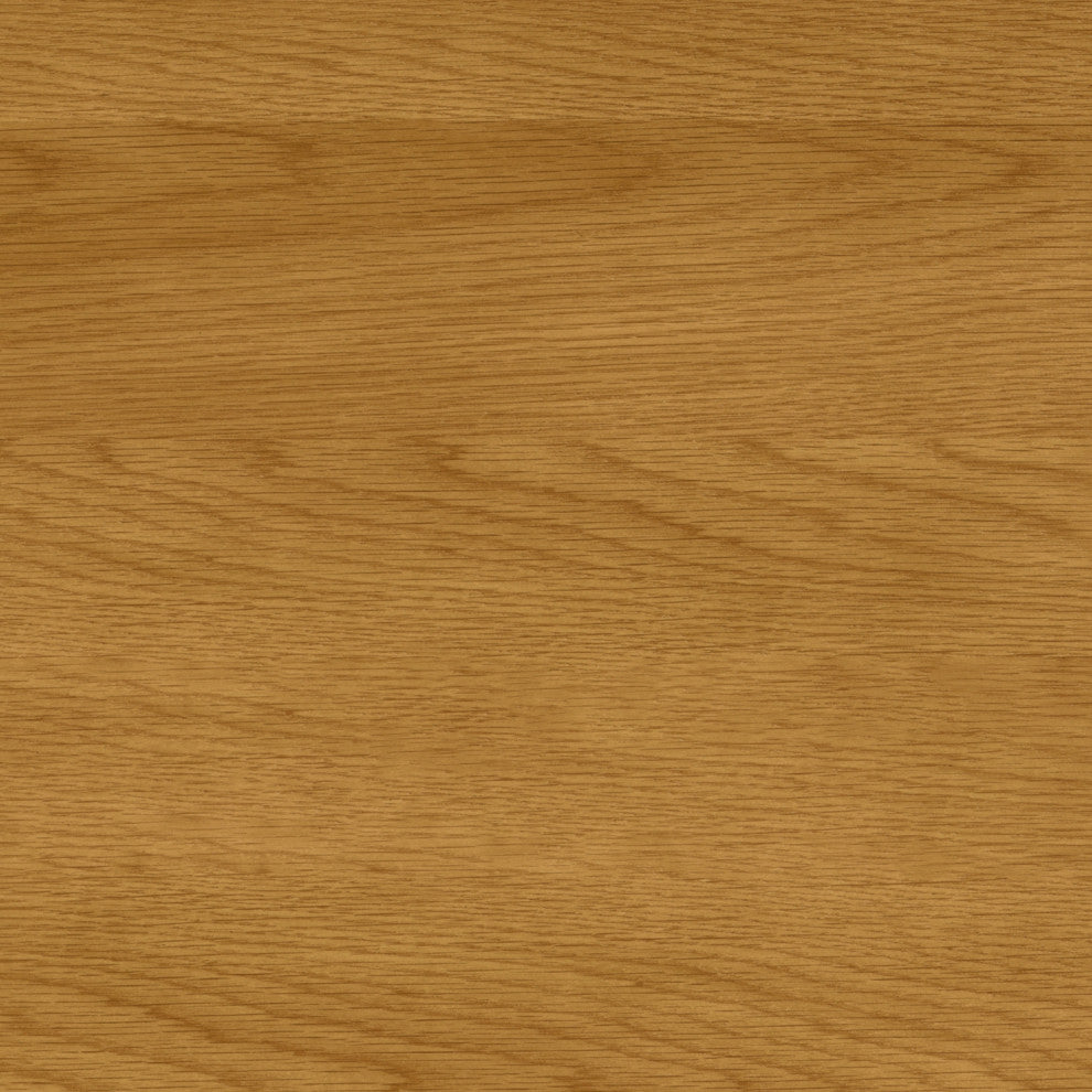 Draper Solid Wood Mid Century Rectangle Dining Table, Oak Veneer