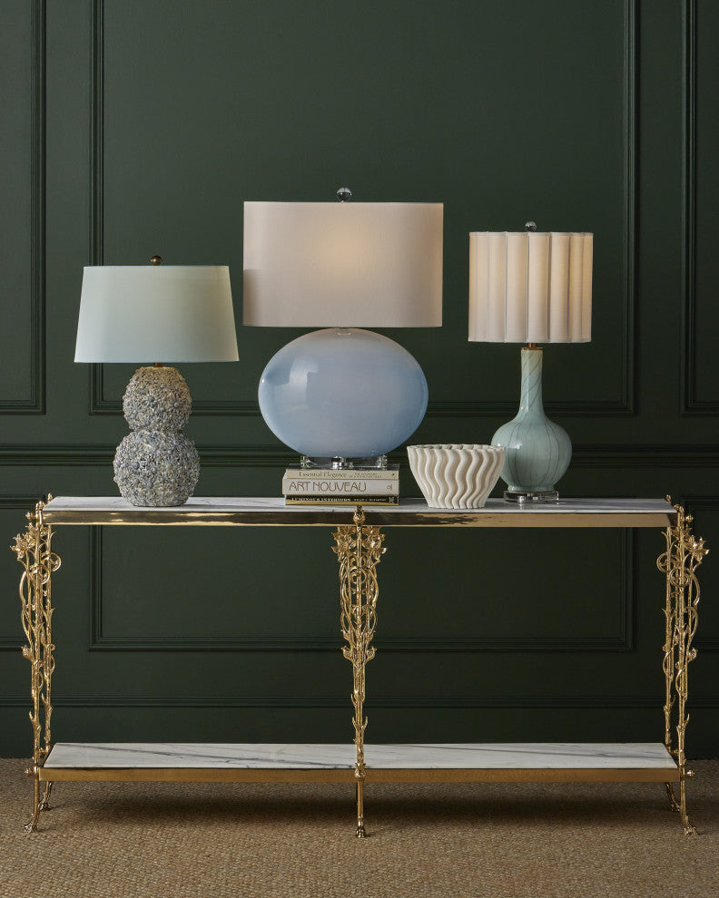 Ripple White Vase