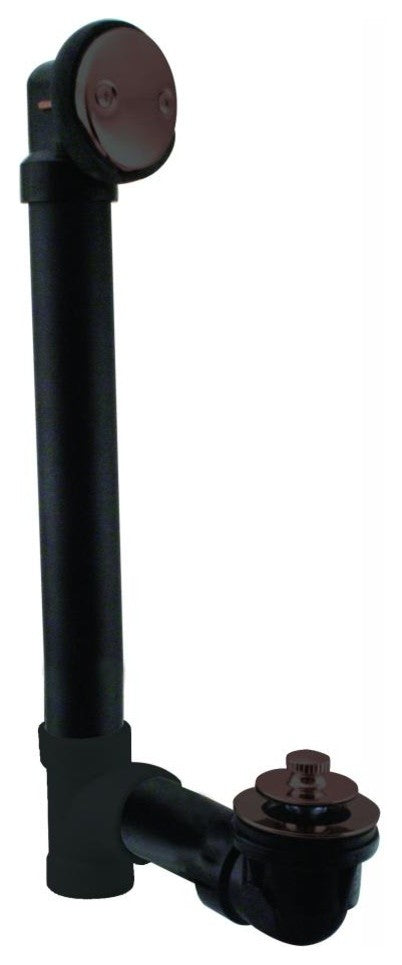 Pull & Drain Sch. 40 ABS Bath Waste With Two-Hole Elbow In Oil Rubbed Bronze