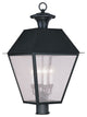 Mansfield Outdoor Post Head, Black