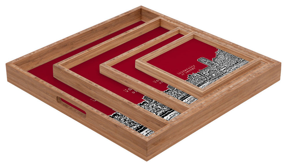 Deny Designs Bird Ave University of Denver Red Square Tray