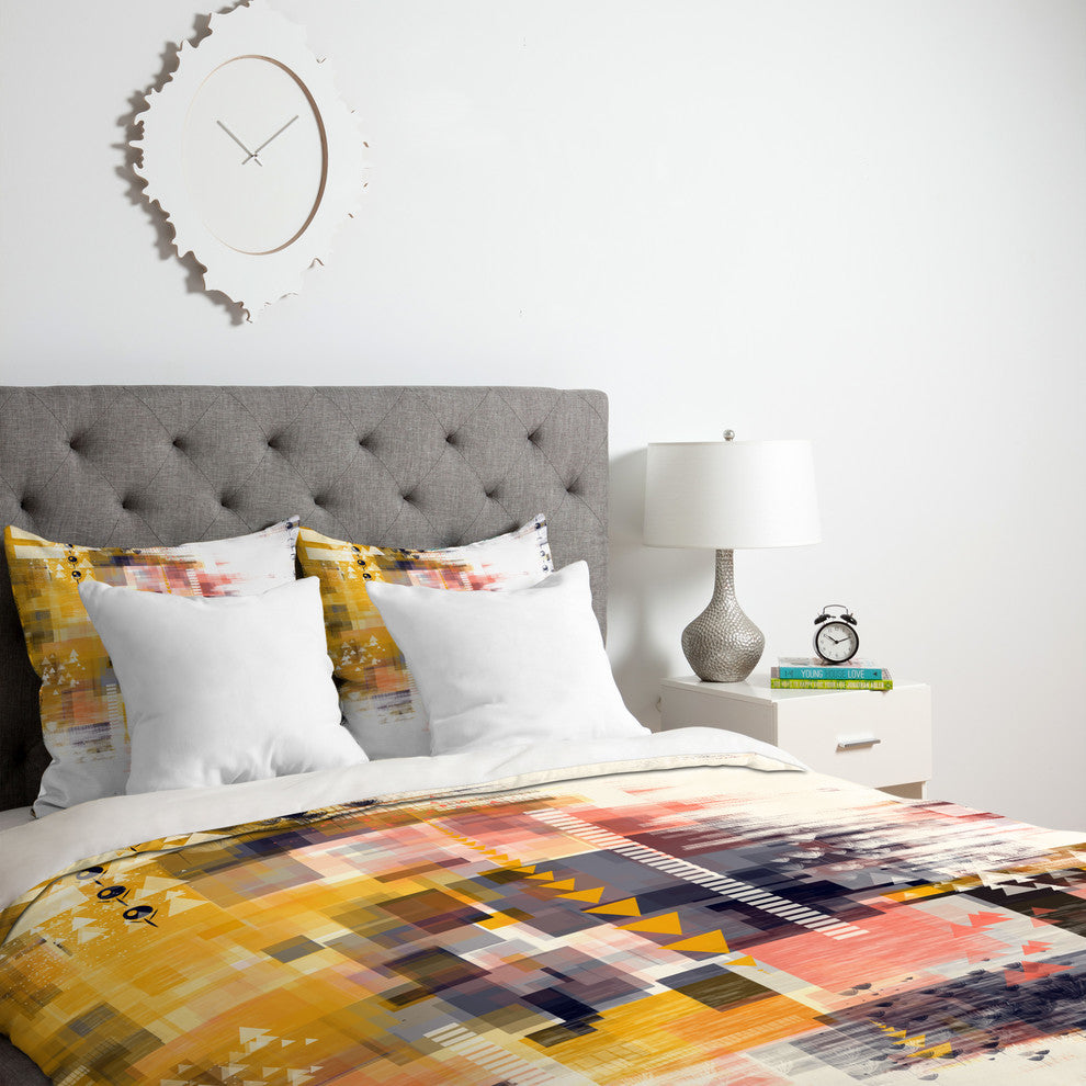 Deny Designs Jenean Morrison Charade Lightweight Duvet Cover