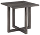 Moseberg End Table, Rustic Wood