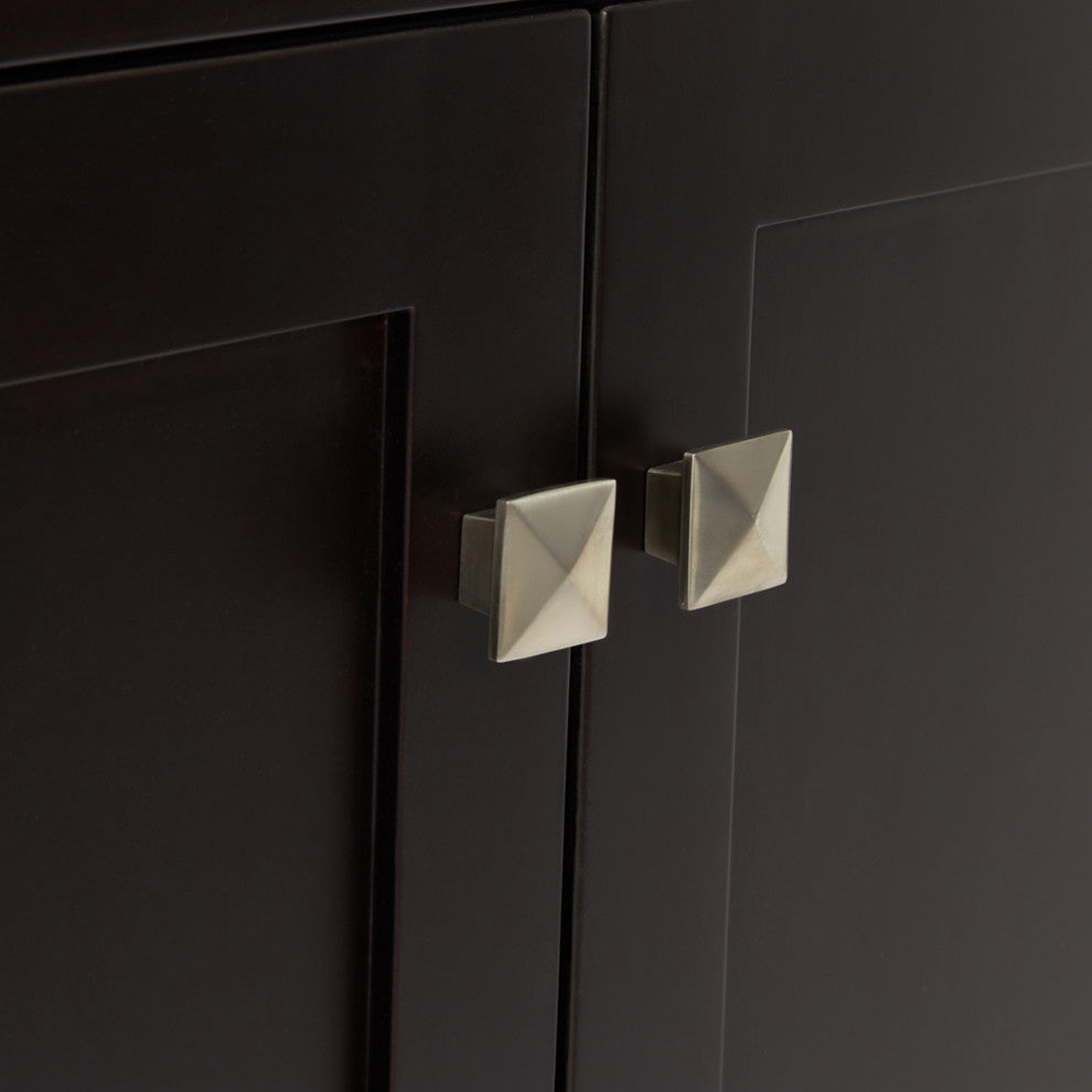 ARIEL Cambridge 42" Right Offset Single Sink Bathroom Vanity Base Espresso