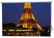 "Eiffel Tower" Artwork, 6' Shade, Blackout