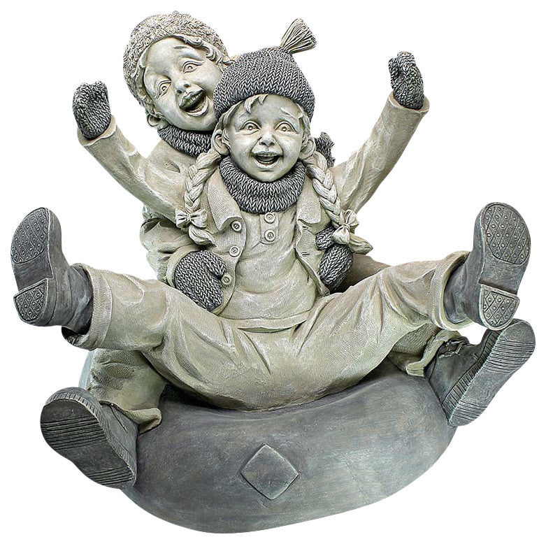 Down Hill Tubing Statue