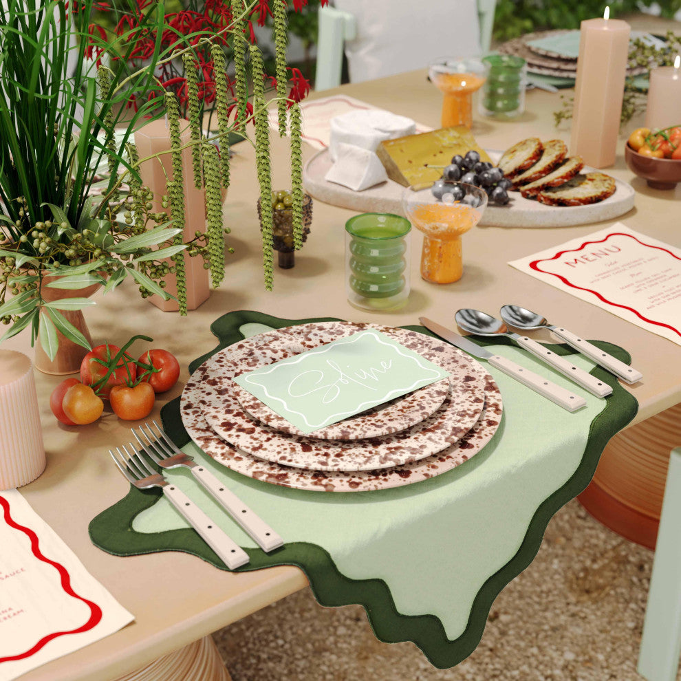 Soline Flatware Set of 20 Pieces, Cream