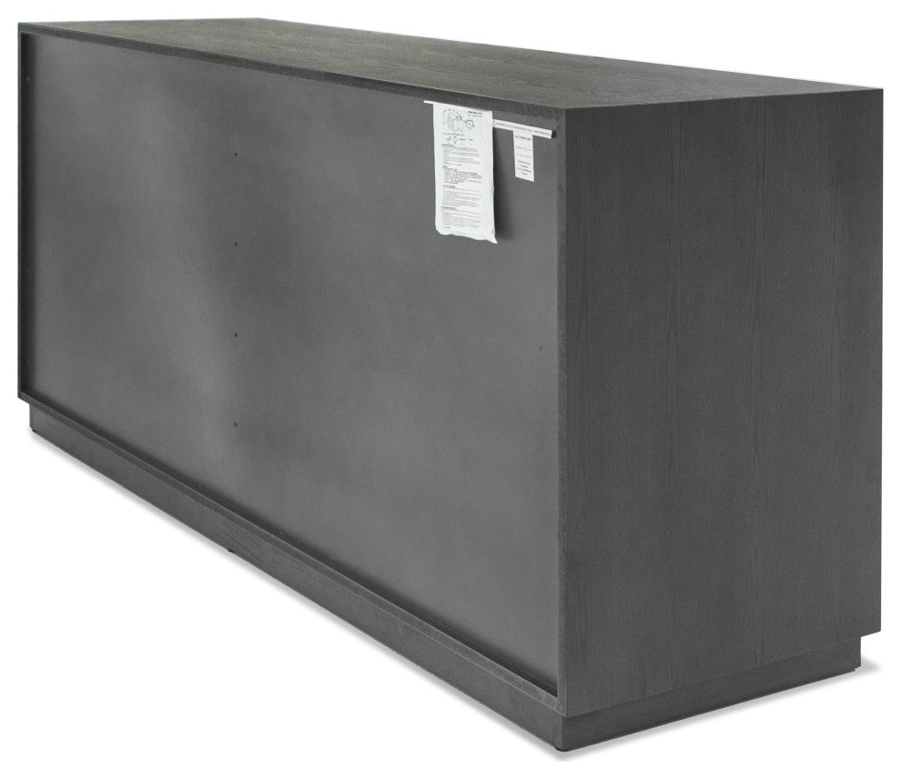 Modrest Manhattan Contemporary Gray and Gold Dresser