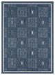 Nimes Harmonic Tile Area Rug, Dark Blue, 2'3''x3'3''