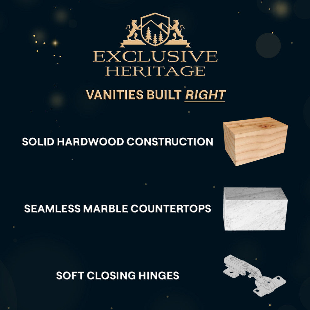 60" Double Sink Bathroom Vanity Base