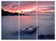 "Rocks Dark Samarra Seashore Sintra" Metal Wall Art, 3 Panels, 36"x28"