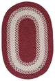 Colonial Mills North Ridge NG79 Berry Traditional Area Rug, Oval 2'x3'