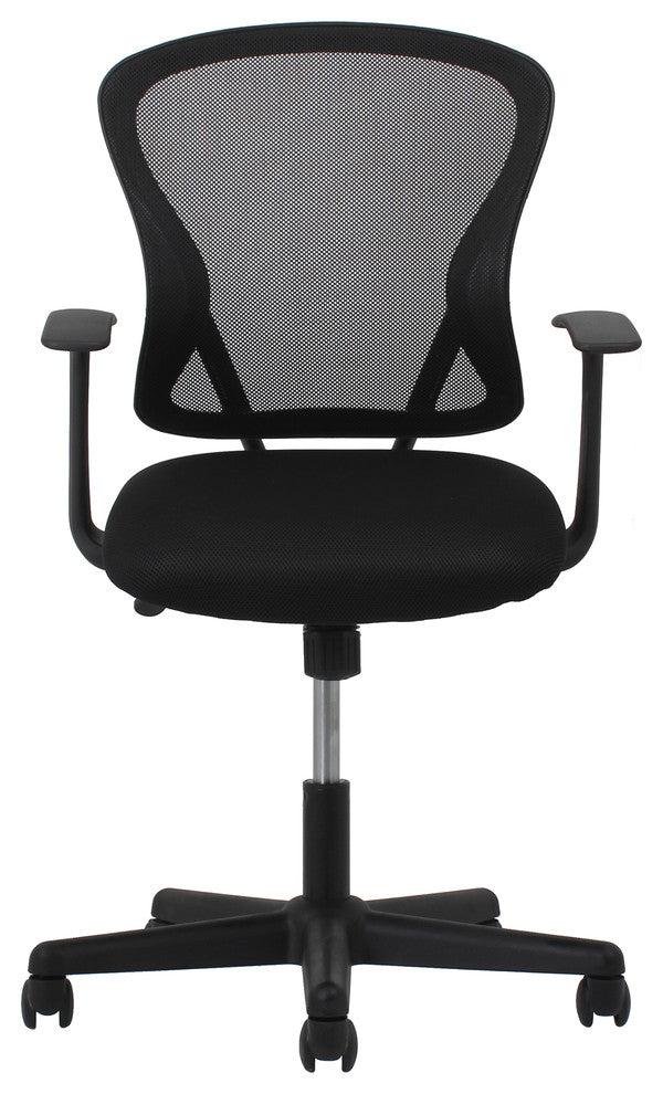Essentials by OFM ESS-3011 Swivel Mesh Back Task Chair With Arms, Mid Back