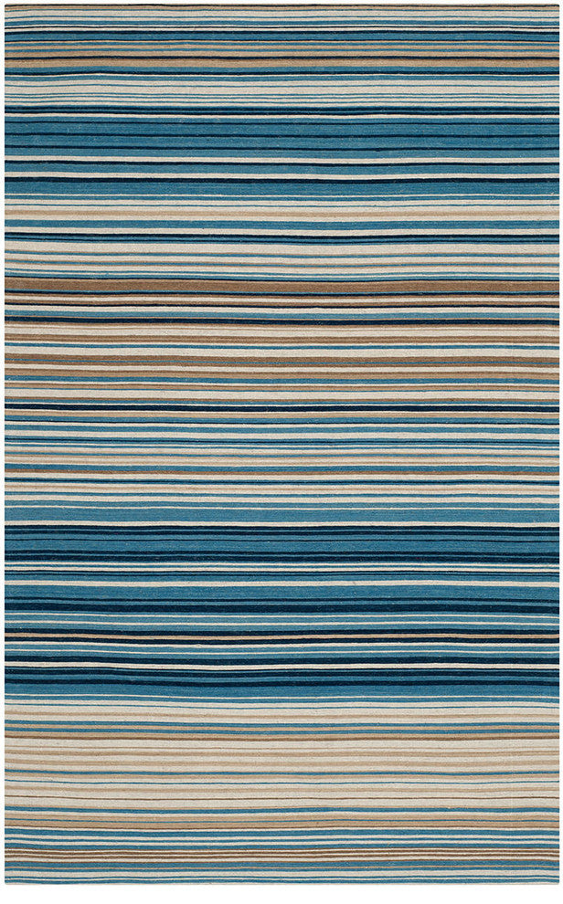 Safavieh Marbella Mrb289A Blue, Multi Area Rug, 8'0" X 10'0"