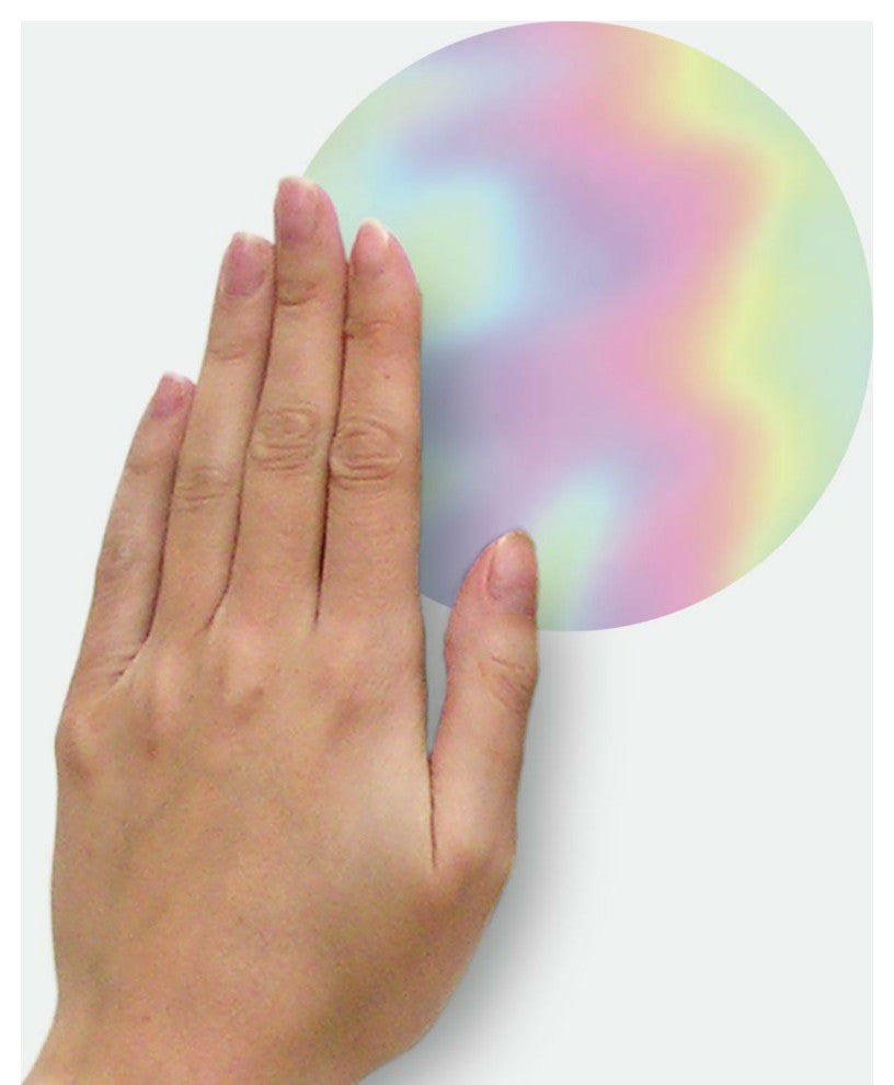 Holographic Circle Peel And Stick Wall Decals, holographic