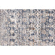 Ava Distressed Arabesc Area Rug, Navy, 3'3"x5'3"