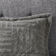 Madison Park Arctic 3-Piece Faux Faur Checkbord Comforter Set, Grey