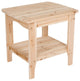 Rectangular Side Table, Natural, Large