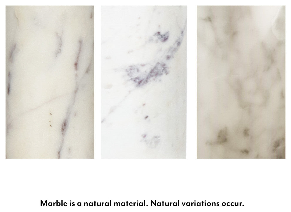 Regina Andrew Marlow Marble Plate Small, White