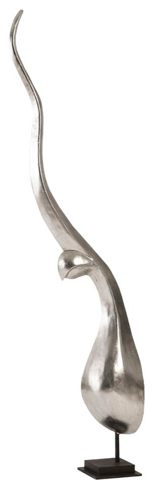 Chofa Sculpture, Silver Leaf, Large