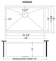 Ruvati 28" Workstation Undermount Stainless Steel Kitchen Sink, RVH8309