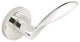 Stratus Lever, Tubular Privacy, Polished Stainless Steel, 2-3/4" Backset