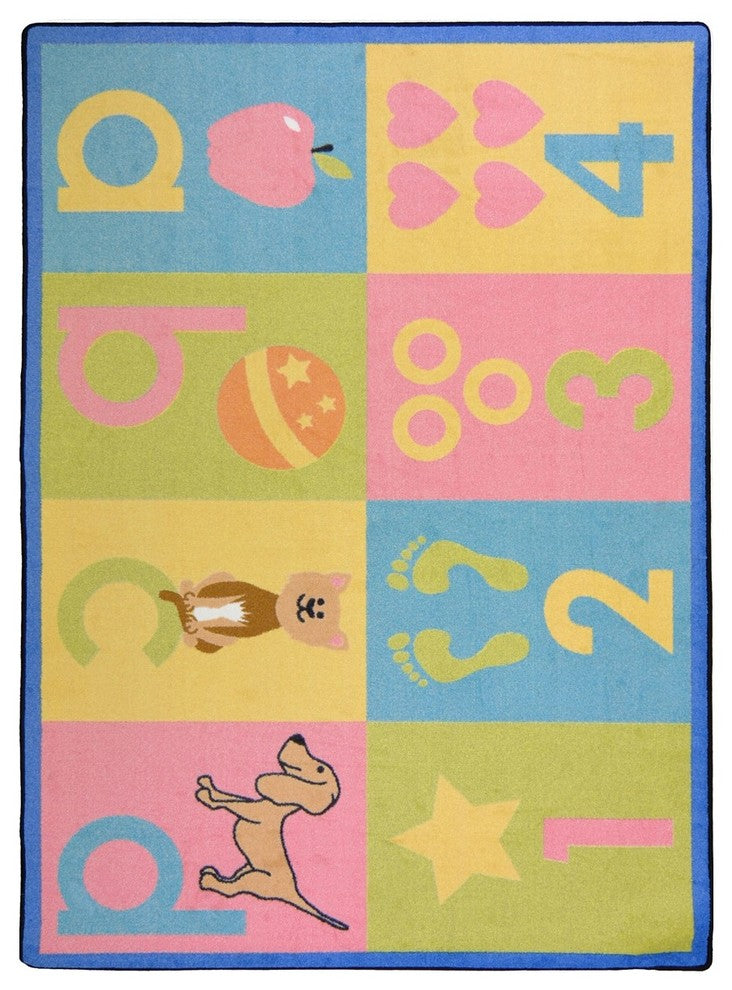 Kid Essentials Rug, Toddler Basics, Soft, 3'10"x5'4"