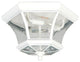 Monterey and Georgetown Ceiling Mount, Brushed Nickel